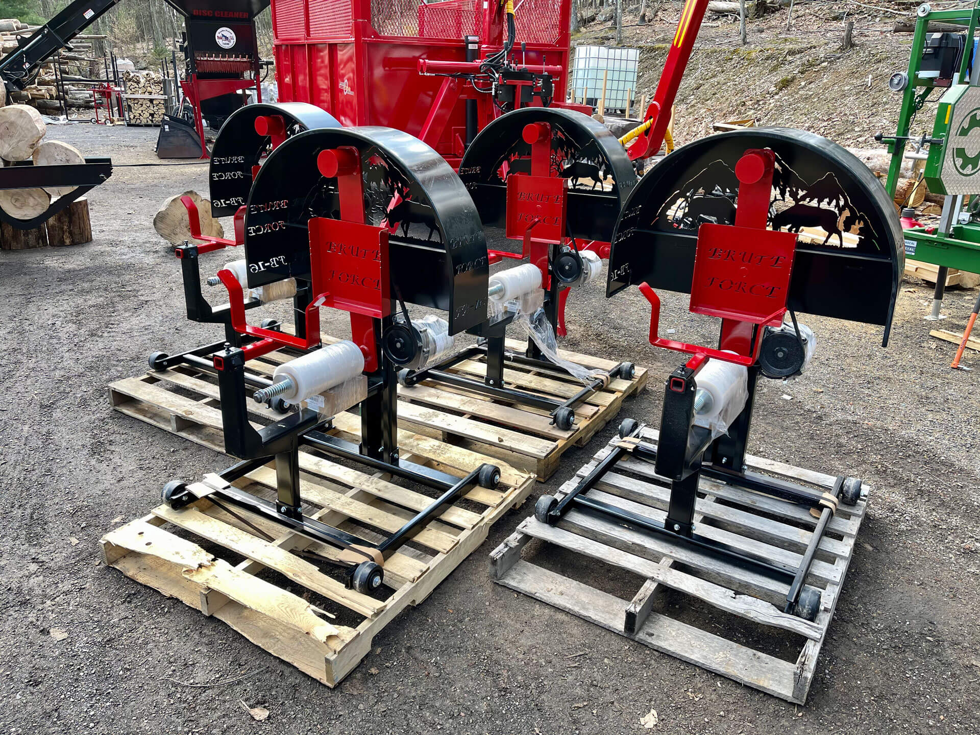 Brute Force HeavyDuty Commercial Firewood Bundlers Shaver Specialty