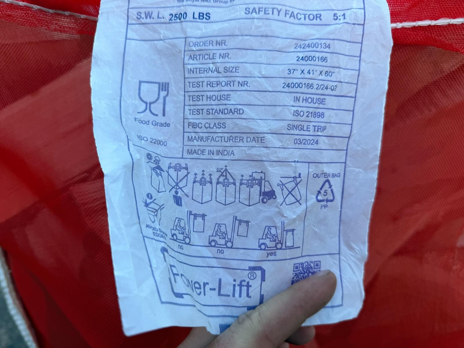 TRAVELLER 1/3 CORD BULK BAG